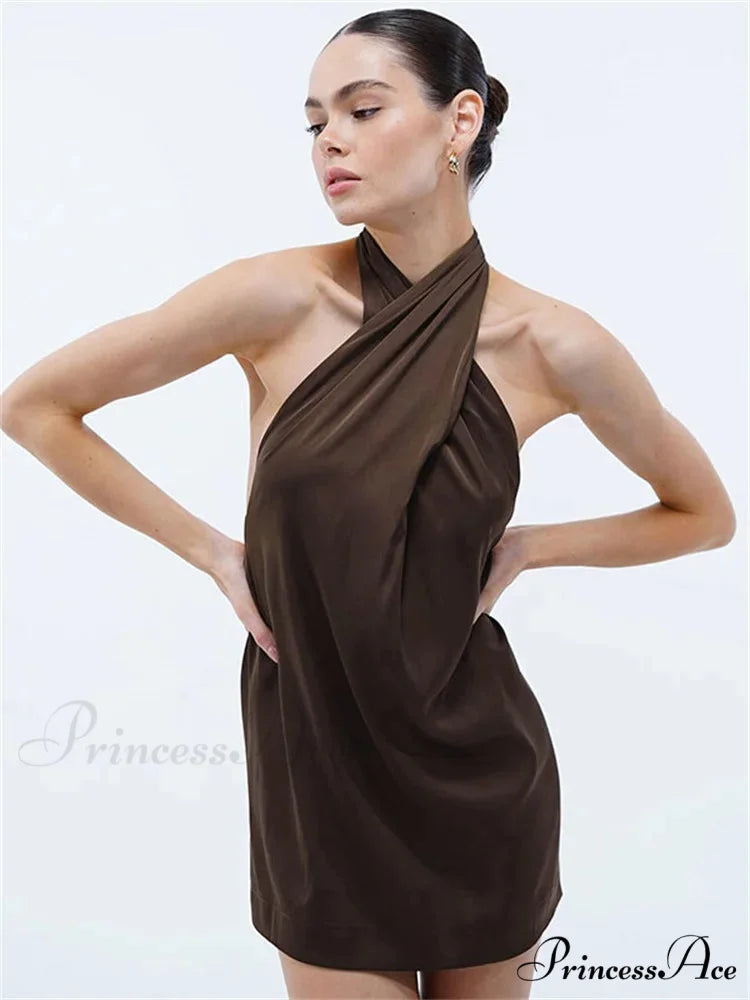 Dress Bandage Open-Back Slim Mini
