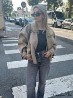 Dual Breasted Woolen Mix Coat