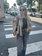 Dual Breasted Woolen Mix Coat