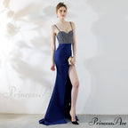 Dulce Hot Stone Charming Sling Long Dress