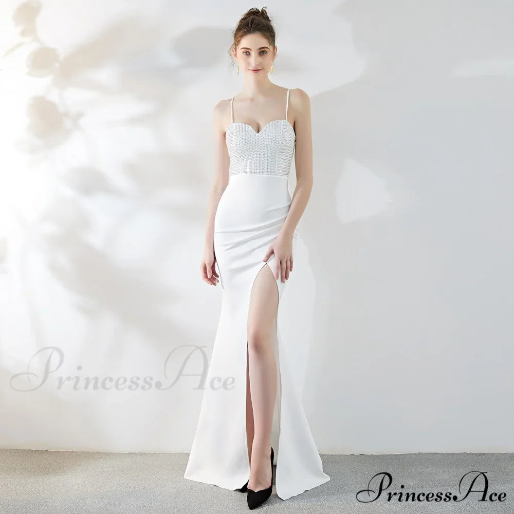 Dulce Hot Stone Charming Sling Long Dress