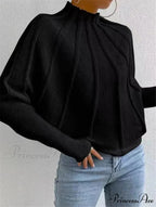 Durable Circular Neck  Batball Sleeve  Baggy Jumper