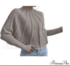 Durable Circular Neck  Batball Sleeve  Baggy Jumper