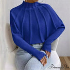 Durable Circular Neck  Batball Sleeve  Baggy Jumper