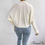 Durable Circular Neck  Batball Sleeve  Baggy Jumper