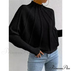 Durable Circular Neck  Batball Sleeve  Baggy Jumper