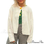 Durable Comfortable Button-front Knit Cardigan