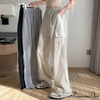 Durable Elevated Waist Stylish Cargo Trousers