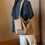 Durable Nylon Ruffled Zipper Crossbody