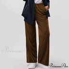 Durable Pocket Elastic Yoga Informal Trousers