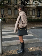 Durable Solo Buttoned Woolen Overcoat