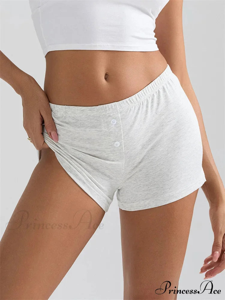 Durable Stretchy Waist Sleep Short