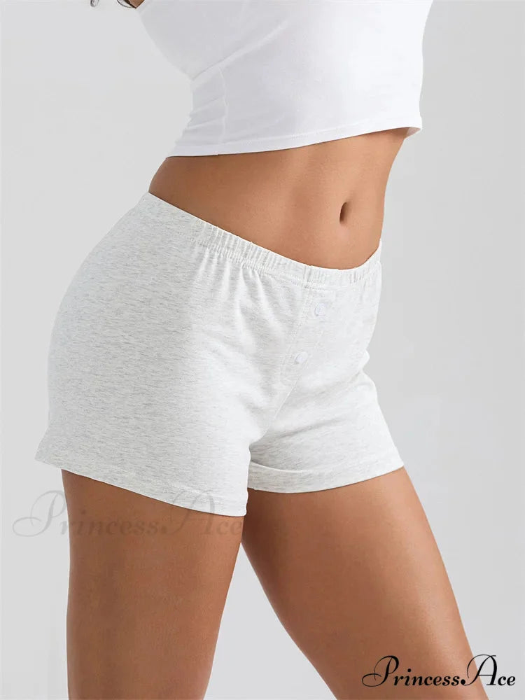 Durable Stretchy Waist Sleep Short