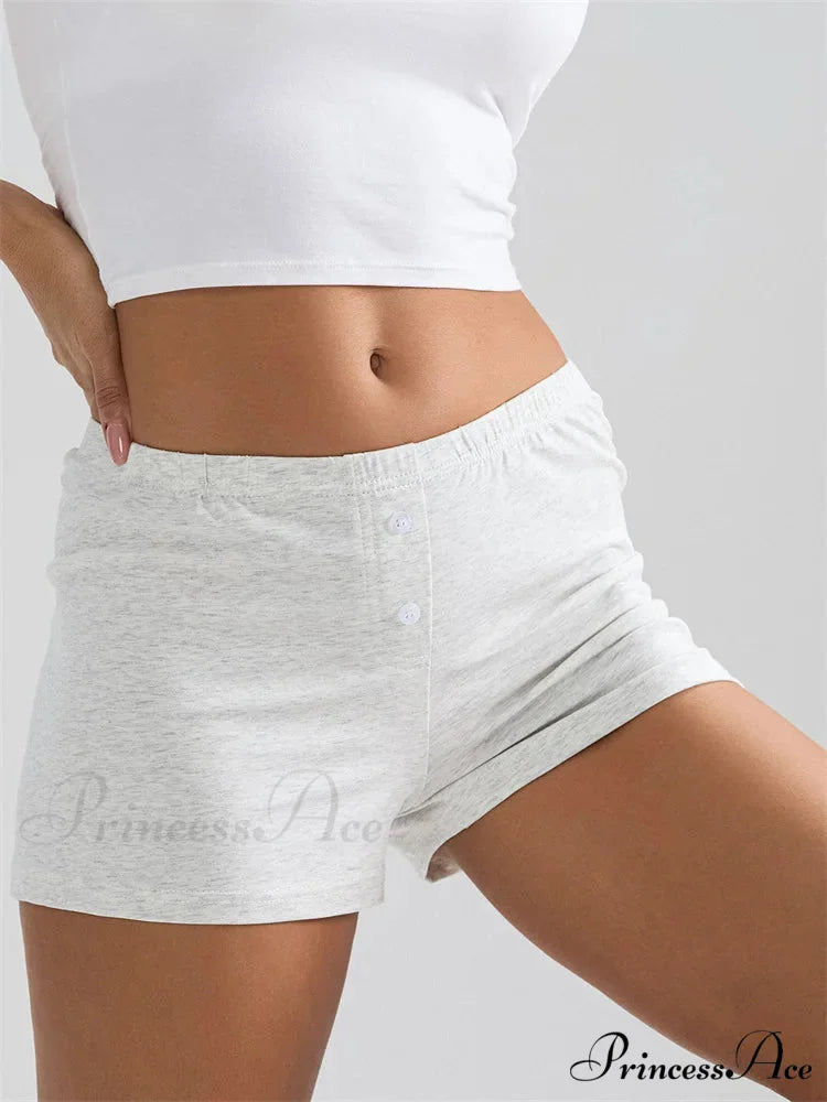 Durable Stretchy Waist Sleep Short