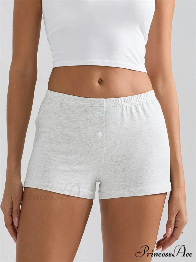 Durable Stretchy Waist Sleep Short
