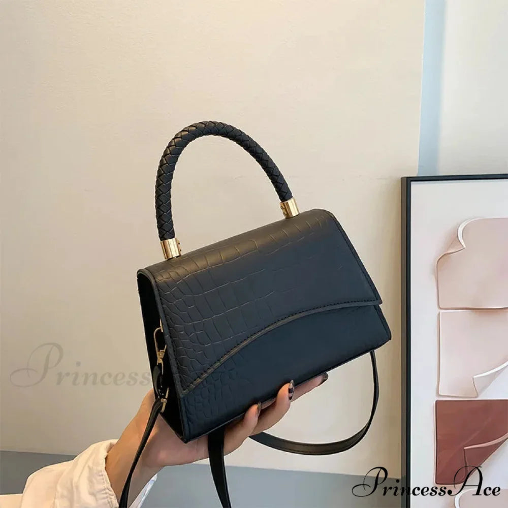 Durable Synthetic Leather Fashionable Informal Crossbody Top Handle Purse