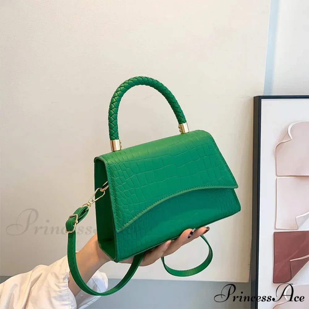 Durable Synthetic Leather Fashionable Informal Crossbody Top Handle Purse