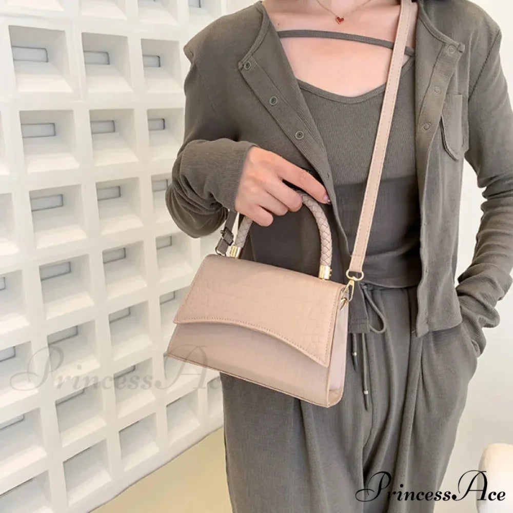 Durable Synthetic Leather Fashionable Informal Crossbody Top Handle Purse