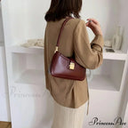 Durable Synthetic Leather Stylish Fasten Shoulder Bag
