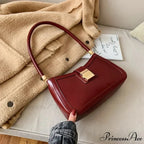 Durable Synthetic Leather Stylish Fasten Shoulder Bag
