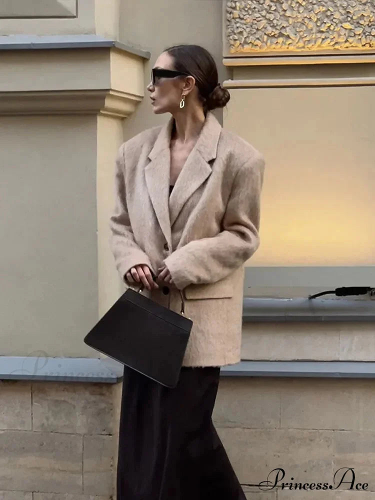 Durable Woolen Brief Jacket