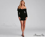 Dusk To Dawn Charming Velvet Sweetheart Mini Dress