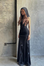 Sexy Hooded Versatile Bodycon Maxi Dress