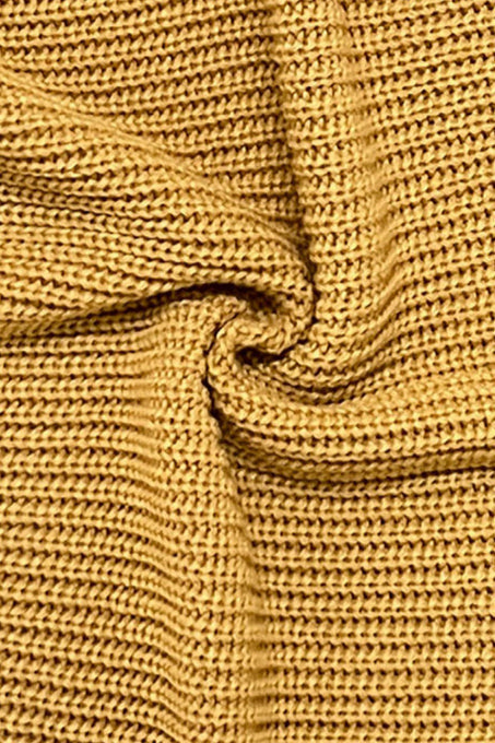 Loose Fit Off-Shoulder Knit Sweater