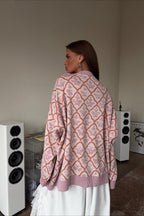 Vintage Letter Print Street Style Sweater