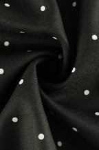 Polka Dot V-Neck A-Line Mini Dress