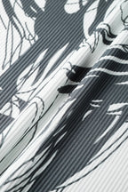 Casual Artistic Tee Mini Dress