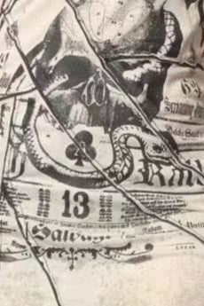 Punk Skull Patch Strap Bodycon Mini Dress