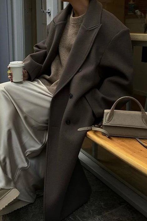 Single-Breasted Winter Coat