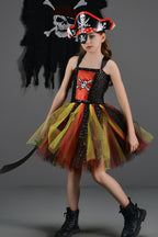 Pirate Girl Tutu Dress Kid Halloween Costume