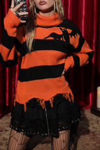 Festive Halloween Long Sleeve Sweater