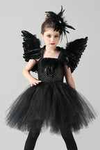 Black Swan Dress Kid Halloween Costume