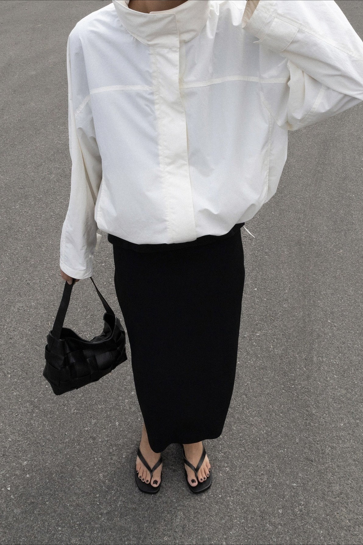 Stand Collar Windbreaker Jacket