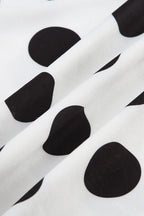 Batwing Sleeve Dot Top Two Pieces Set