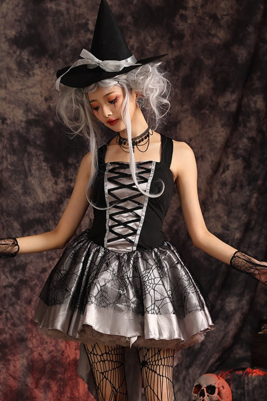 Strappy Witch Tail Dress Halloween Costume