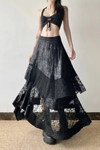 Halloween Gothic Lace Skirt