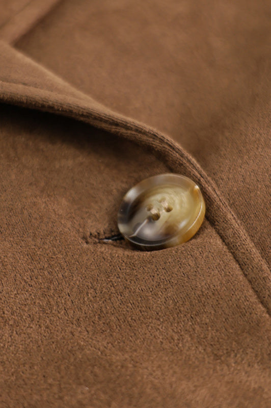 Vintage Brown Belted Long Coat