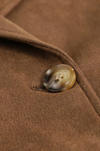 Vintage Brown Belted Long Coat