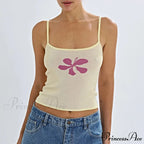Eclectic Flower Knit Short Top