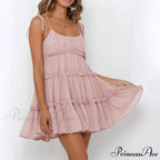 Eclectic Flowery Spaghetti Strap Informal Floral Dress