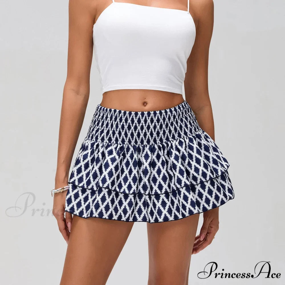 Eclectic Tiered Frilly Skirt