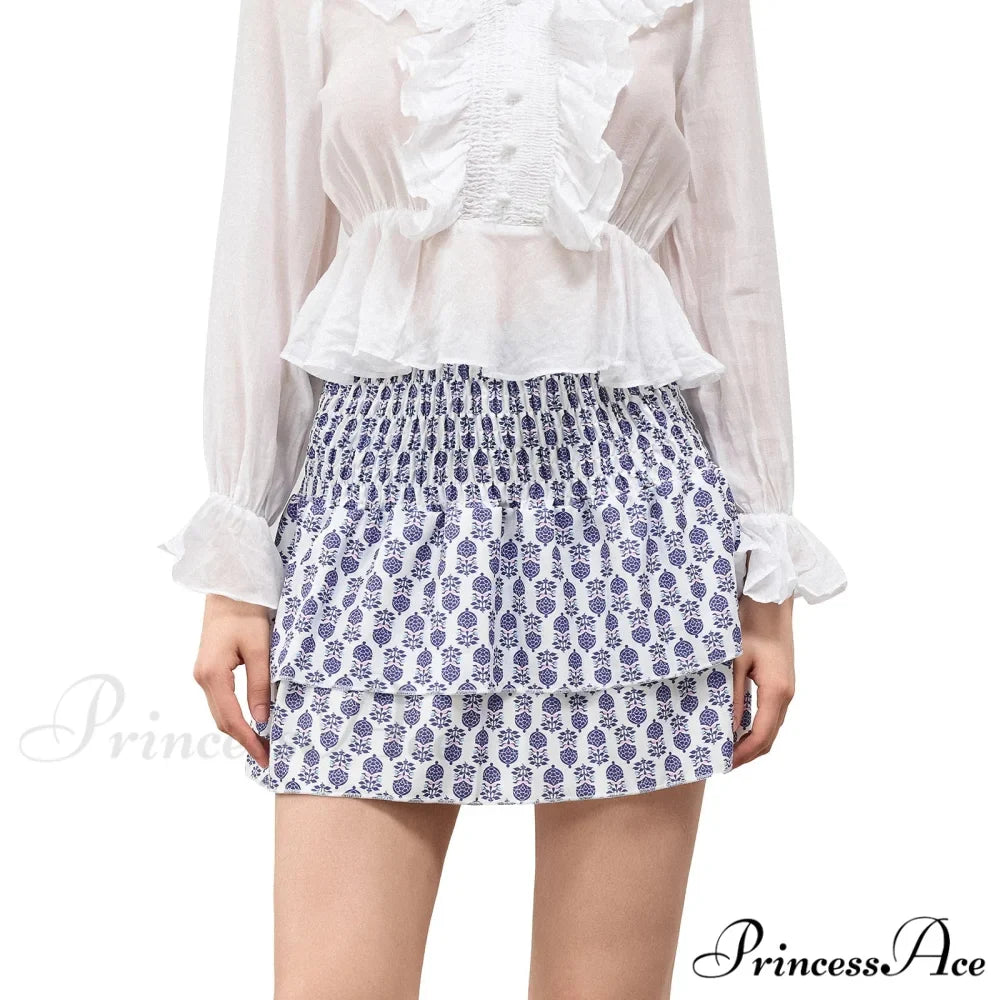 Eclectic Tiered Frilly Skirt