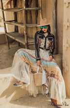 Eclectic Vibrant Stitching Frills Uneven Skirt