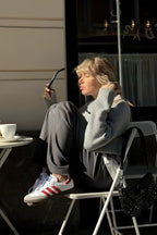 Thickened Crew Neck Cropped Sweater