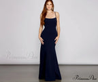 Eden Formal Stylish Lace-Up Mermaid Dress