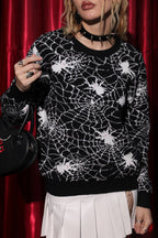 Halloween Jacquard Pullover Sweater